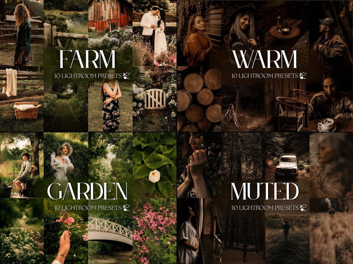 500+ COTTAGE Lightroom Preset BUNDLE