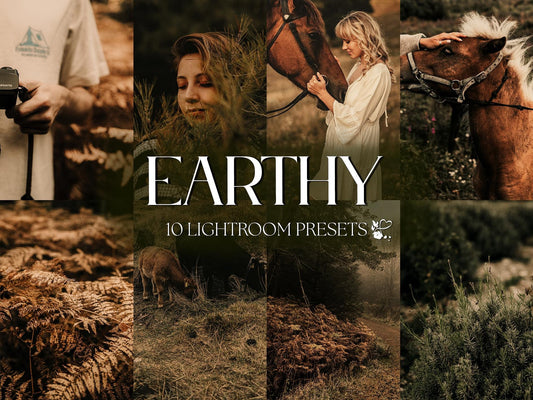 10 Earthy LIGHTROOM Presets Mobile & Desktop